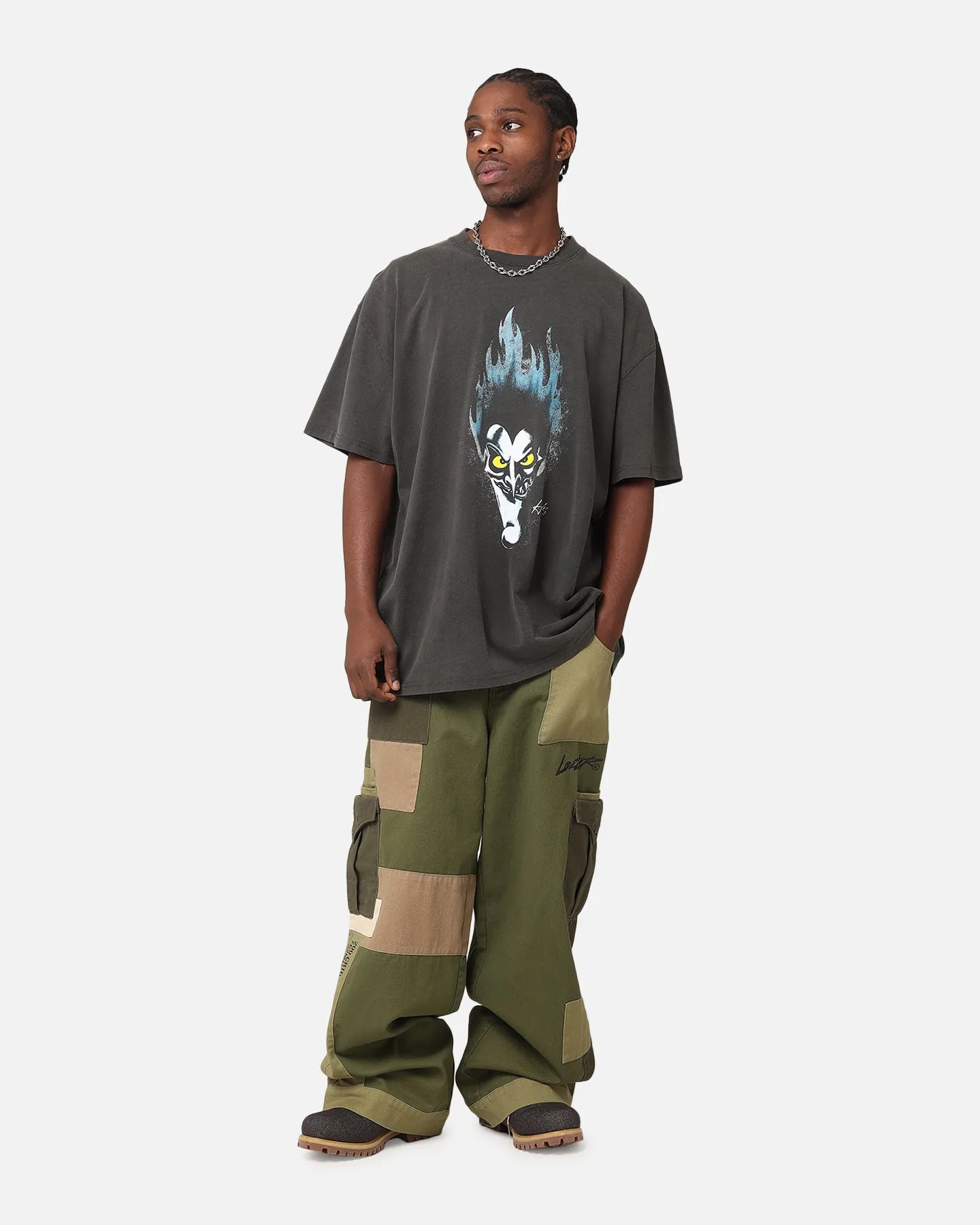 American Thrift Disney Hercules Hades Heavyweight T-Shirt Black Wash