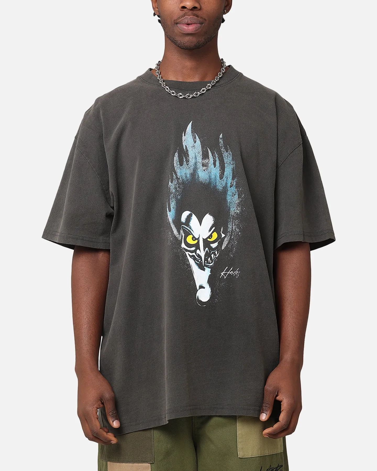 American Thrift Disney Hercules Hades Heavyweight T-Shirt Black Wash