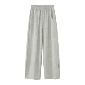 Baggy Wide Leg Gray Sweatpant