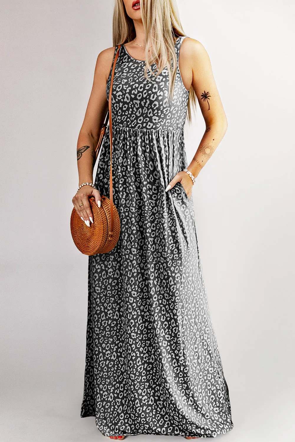 Black and White Maxi Dress
