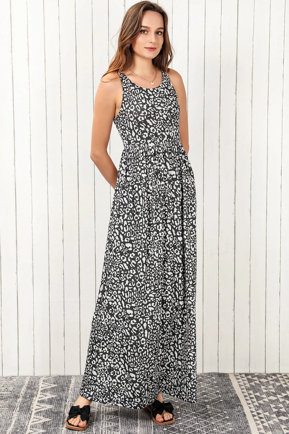 Black and White Maxi Dress