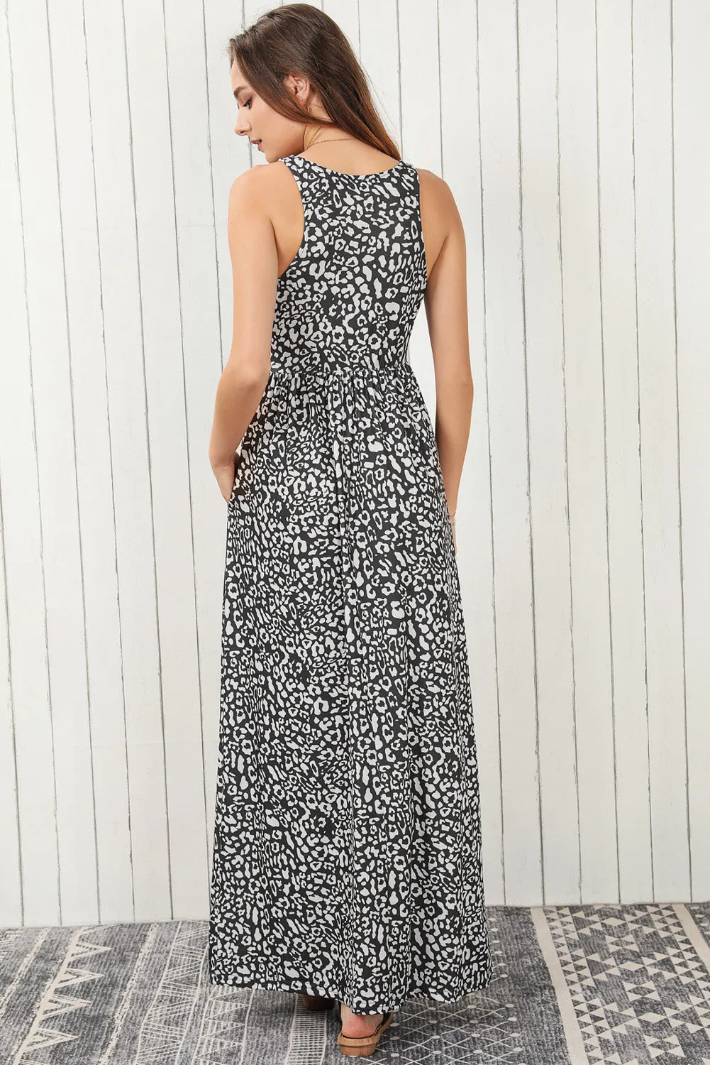 Black and White Maxi Dress