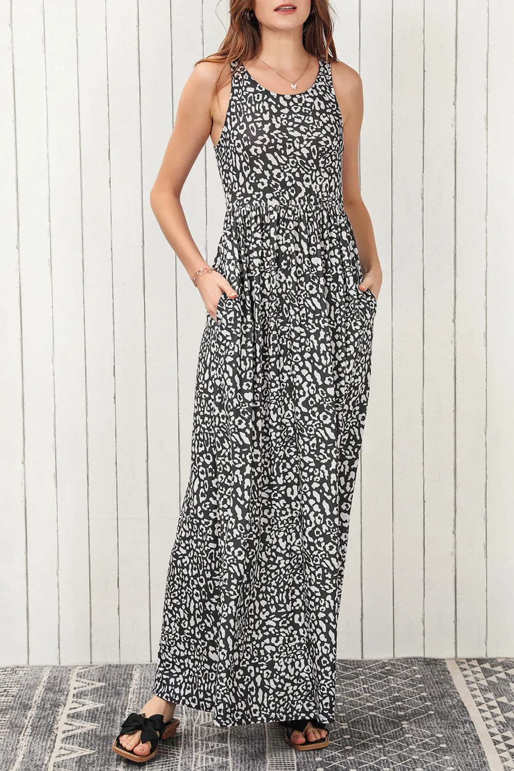 Black and White Maxi Dress