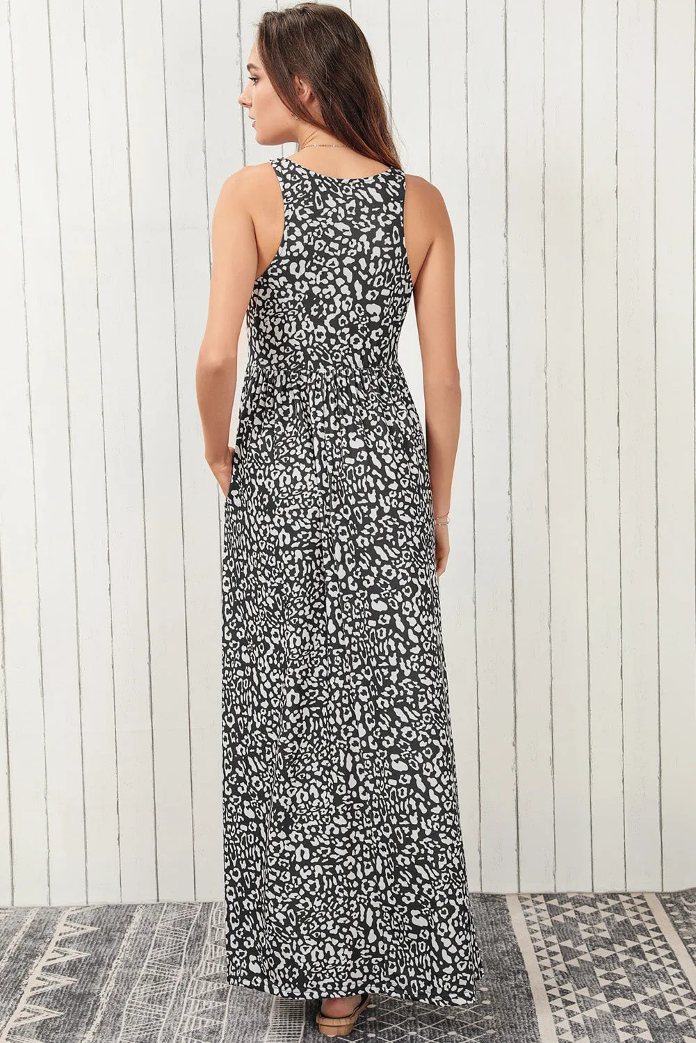 Black and White Maxi Dress
