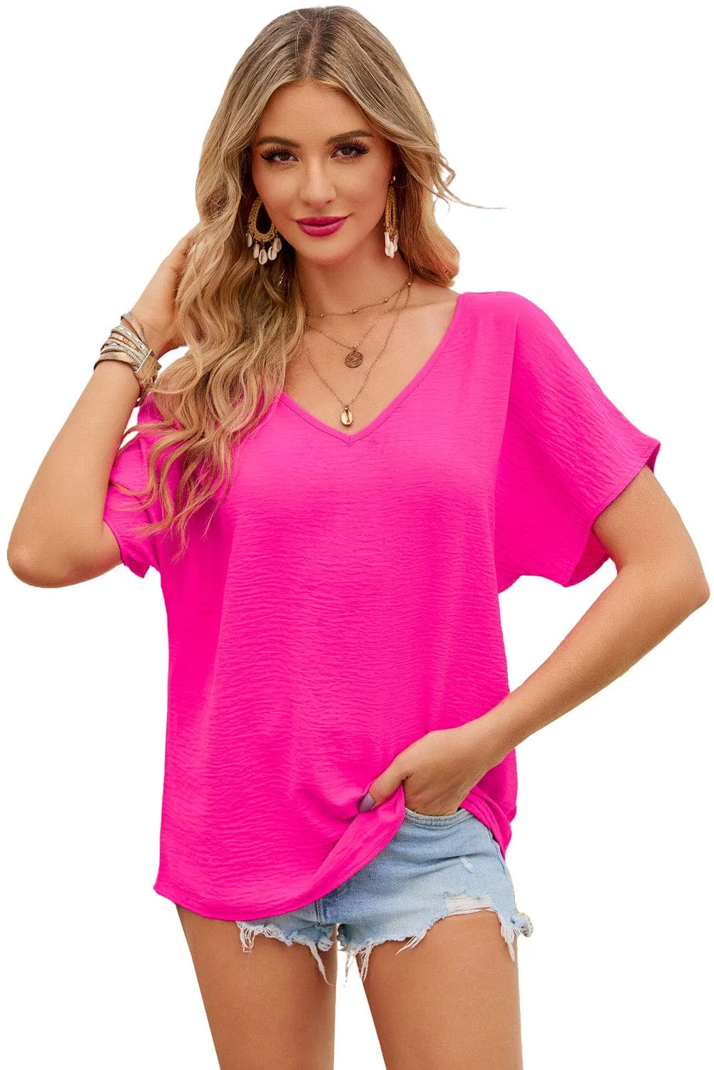 Casual Pink Blouse