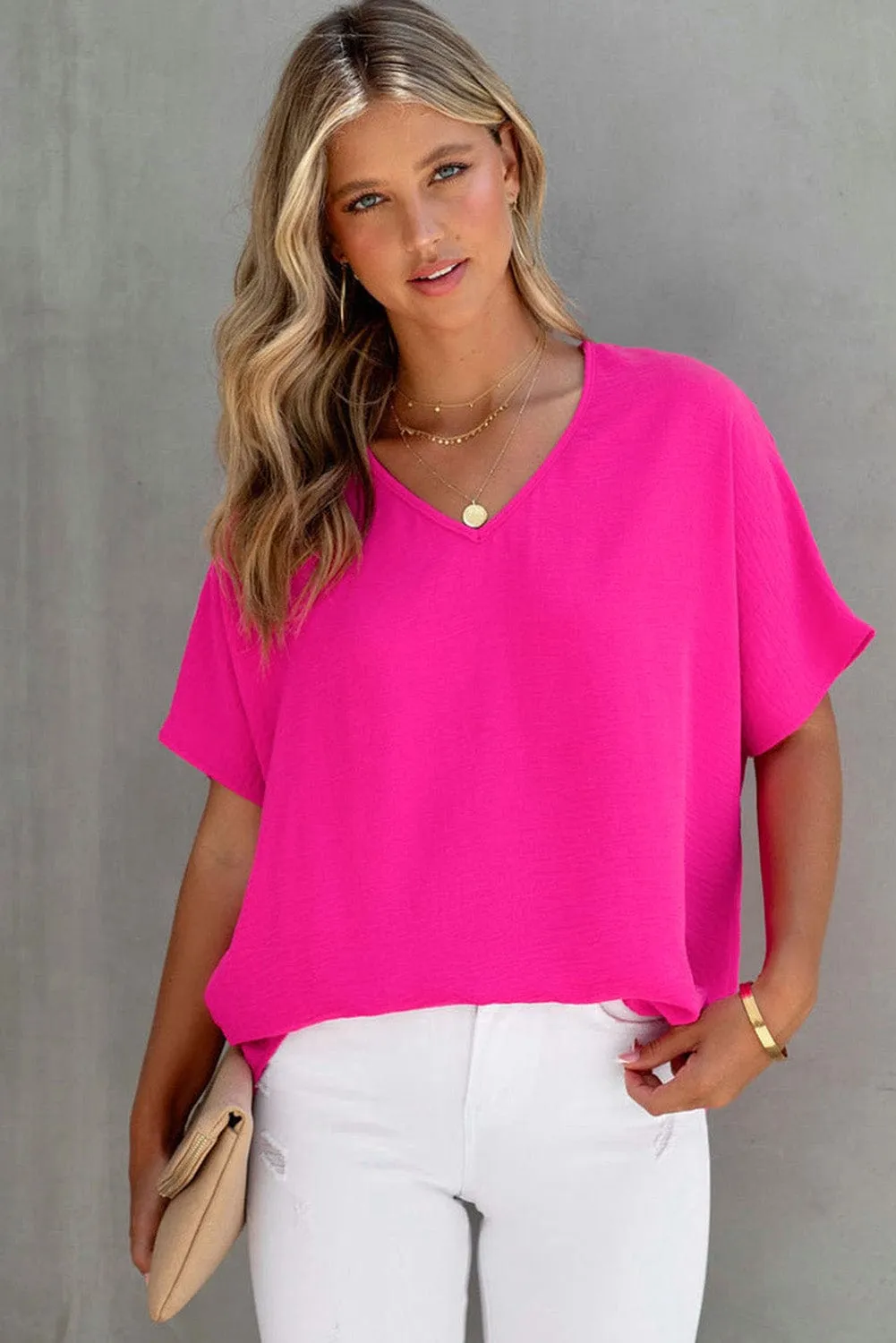 Casual Pink Blouse