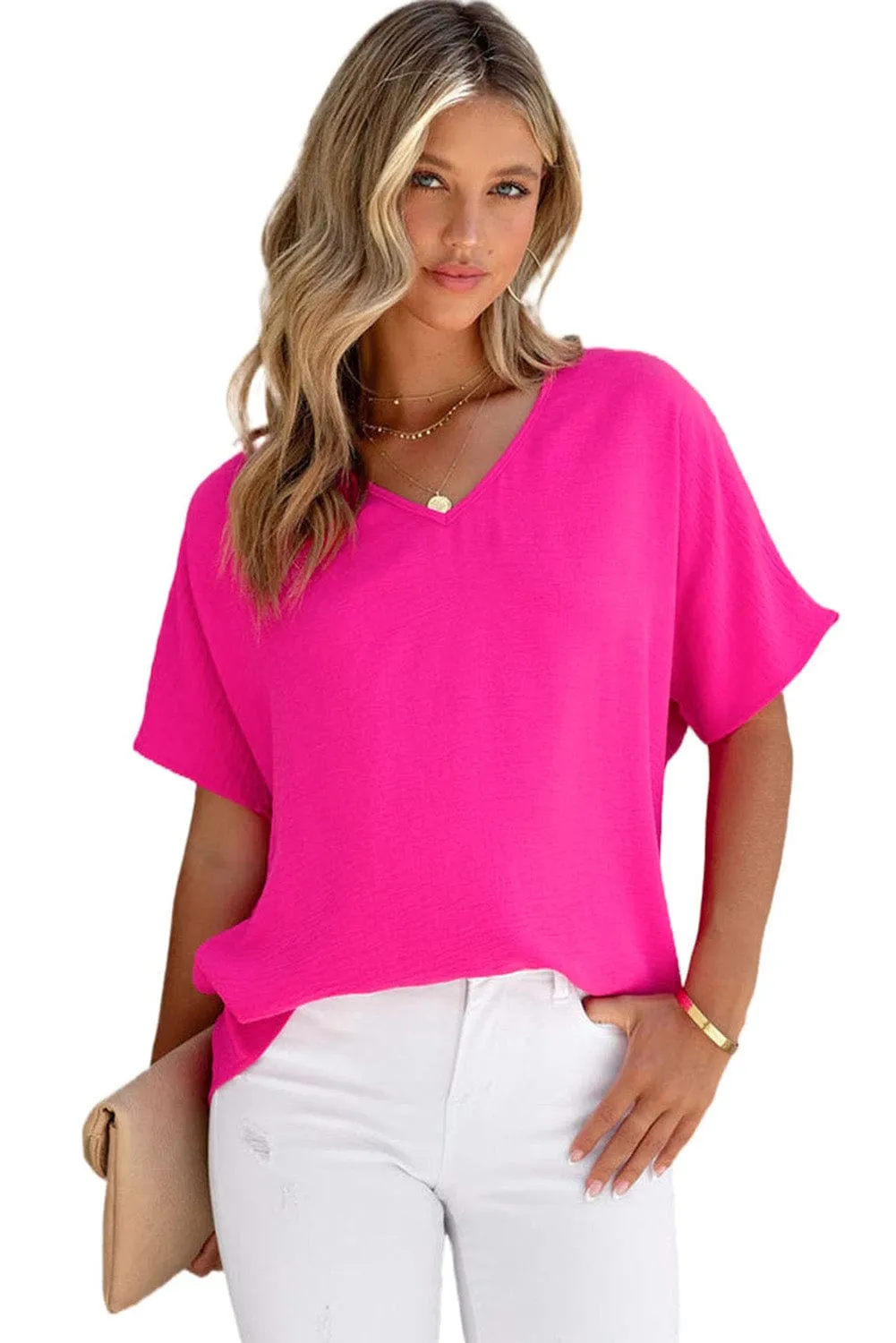Casual Pink Blouse