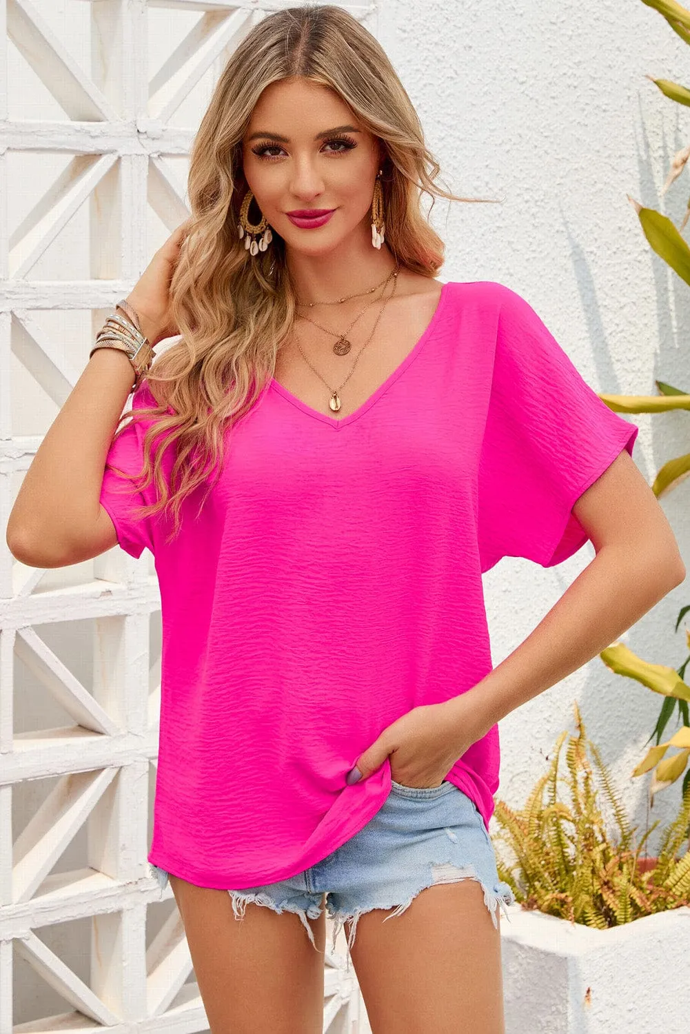 Casual Pink Blouse