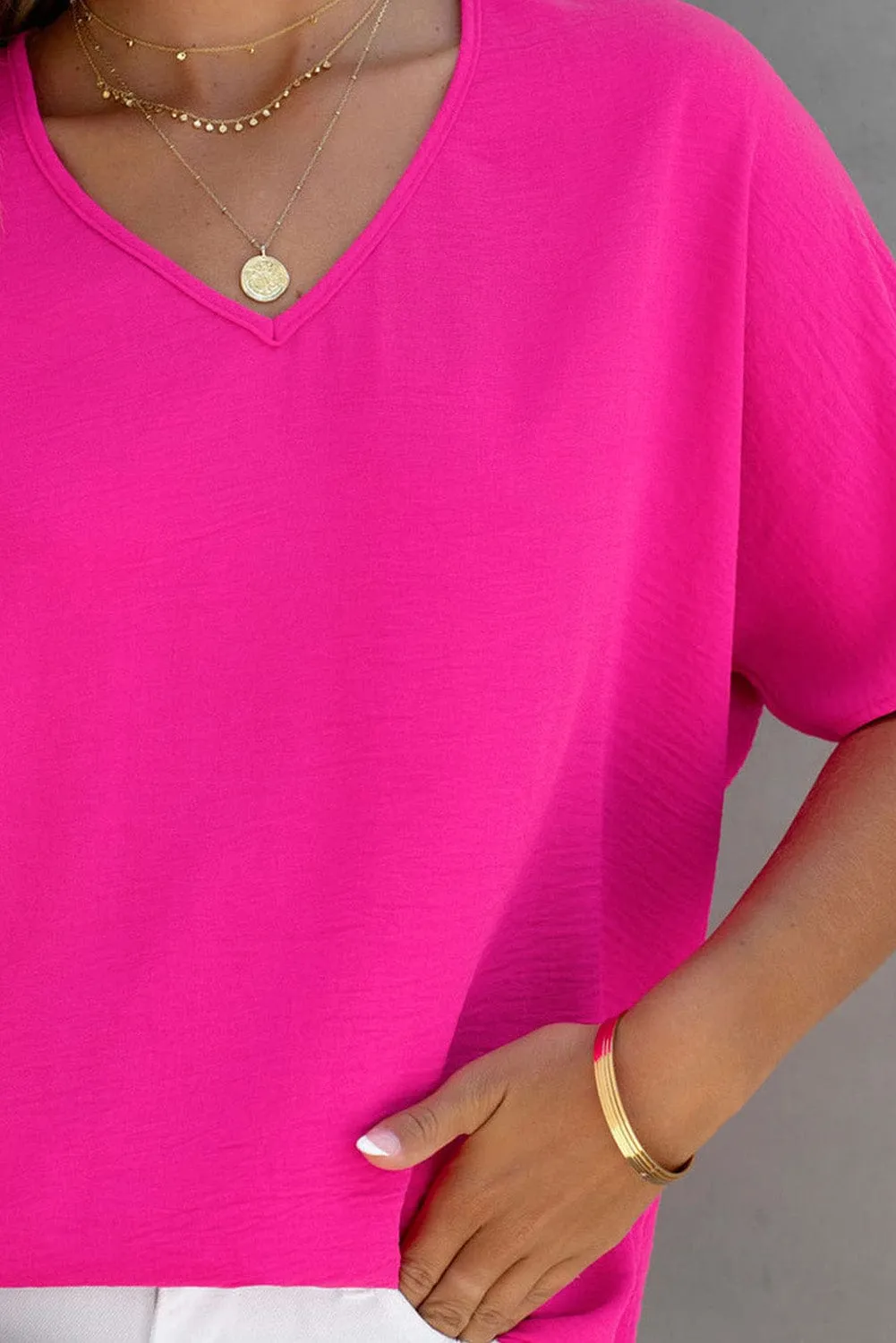 Casual Pink Blouse