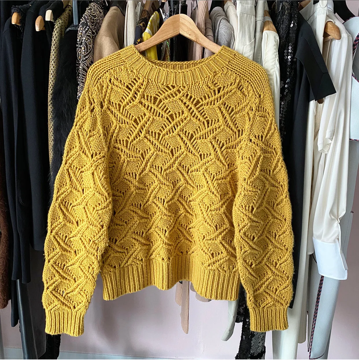 Dorothee Schumacher Mustard Yellow Cashmere Sweater - 4/6
