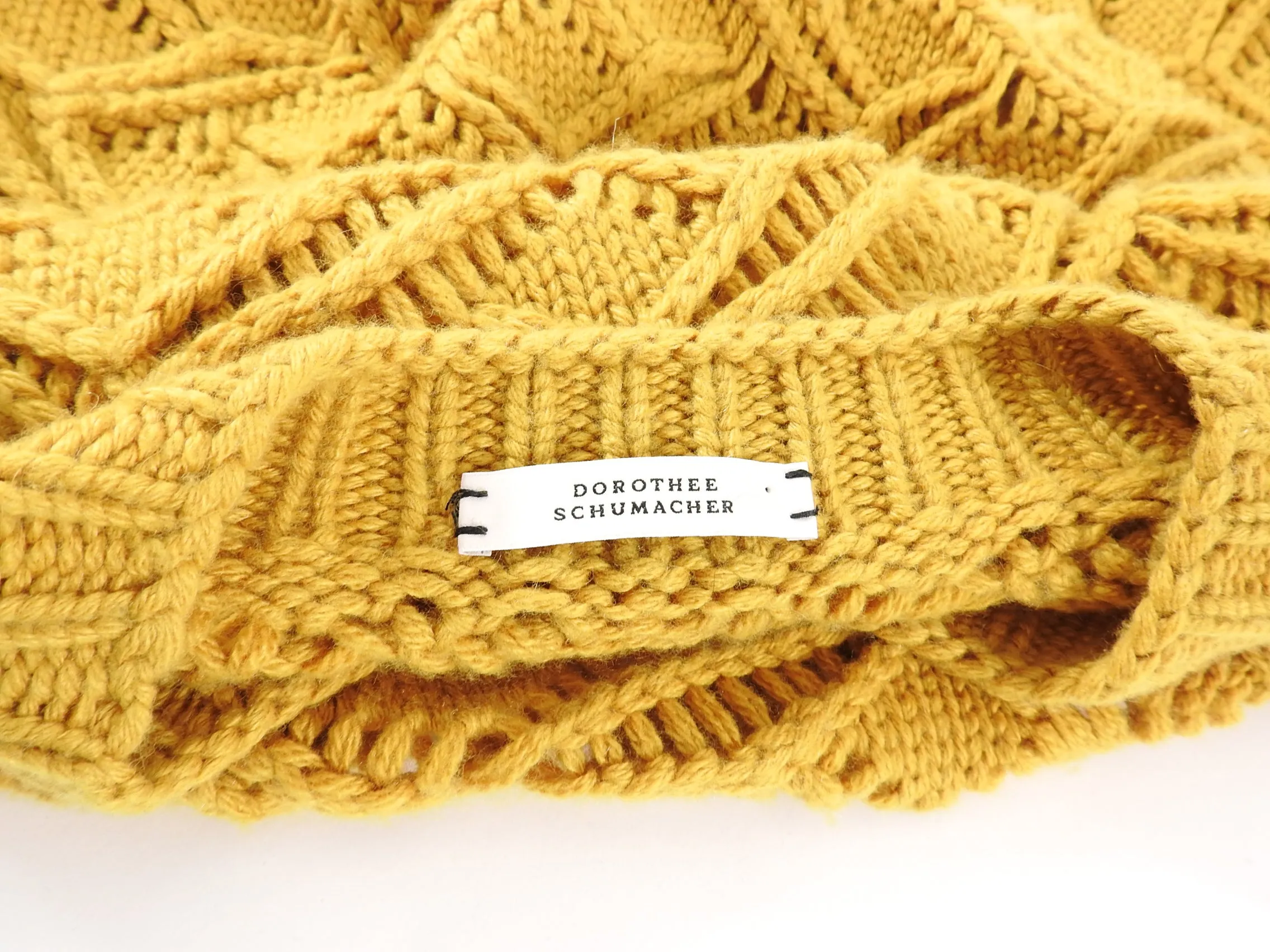 Dorothee Schumacher Mustard Yellow Cashmere Sweater - 4/6