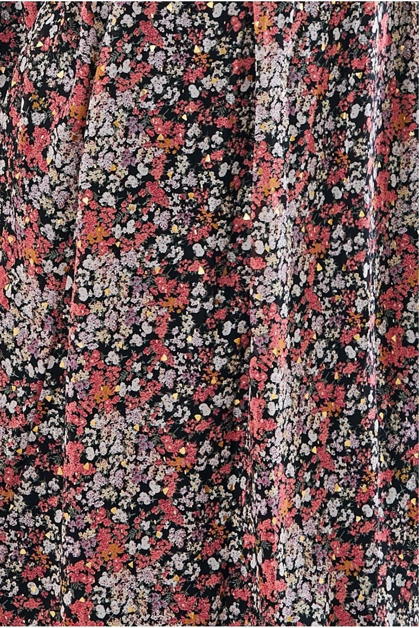 Goddiva Maternity Long Sleeve Midi Floral Print