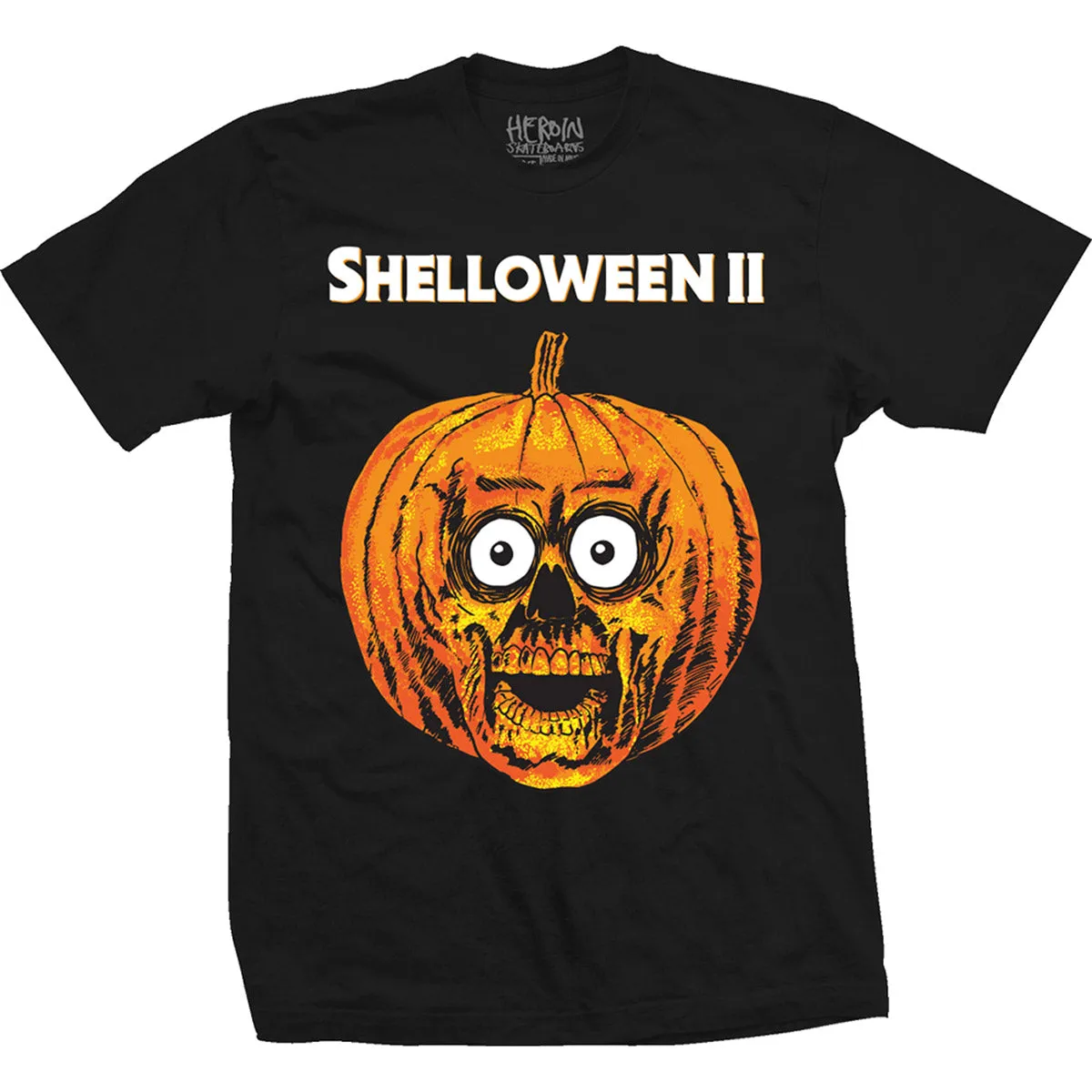 Heroin - Shelloween 2 Tee Black