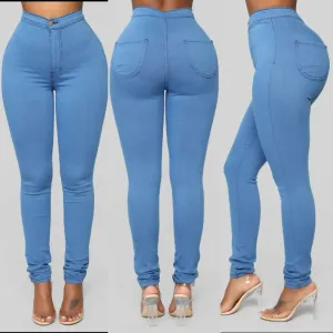 High Waisted Skinny Jeans