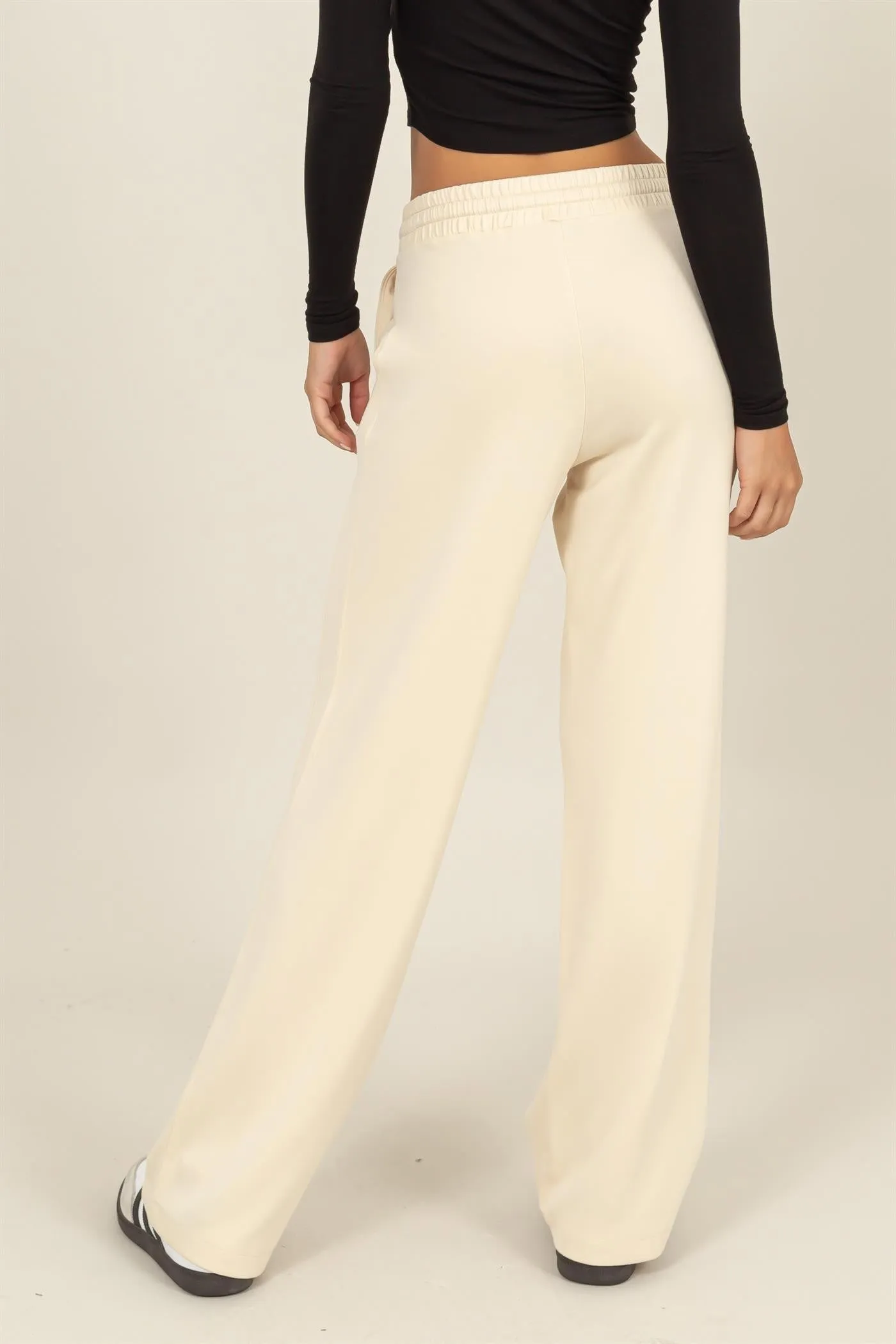 High-Waisted Wide Leg Sweatpants