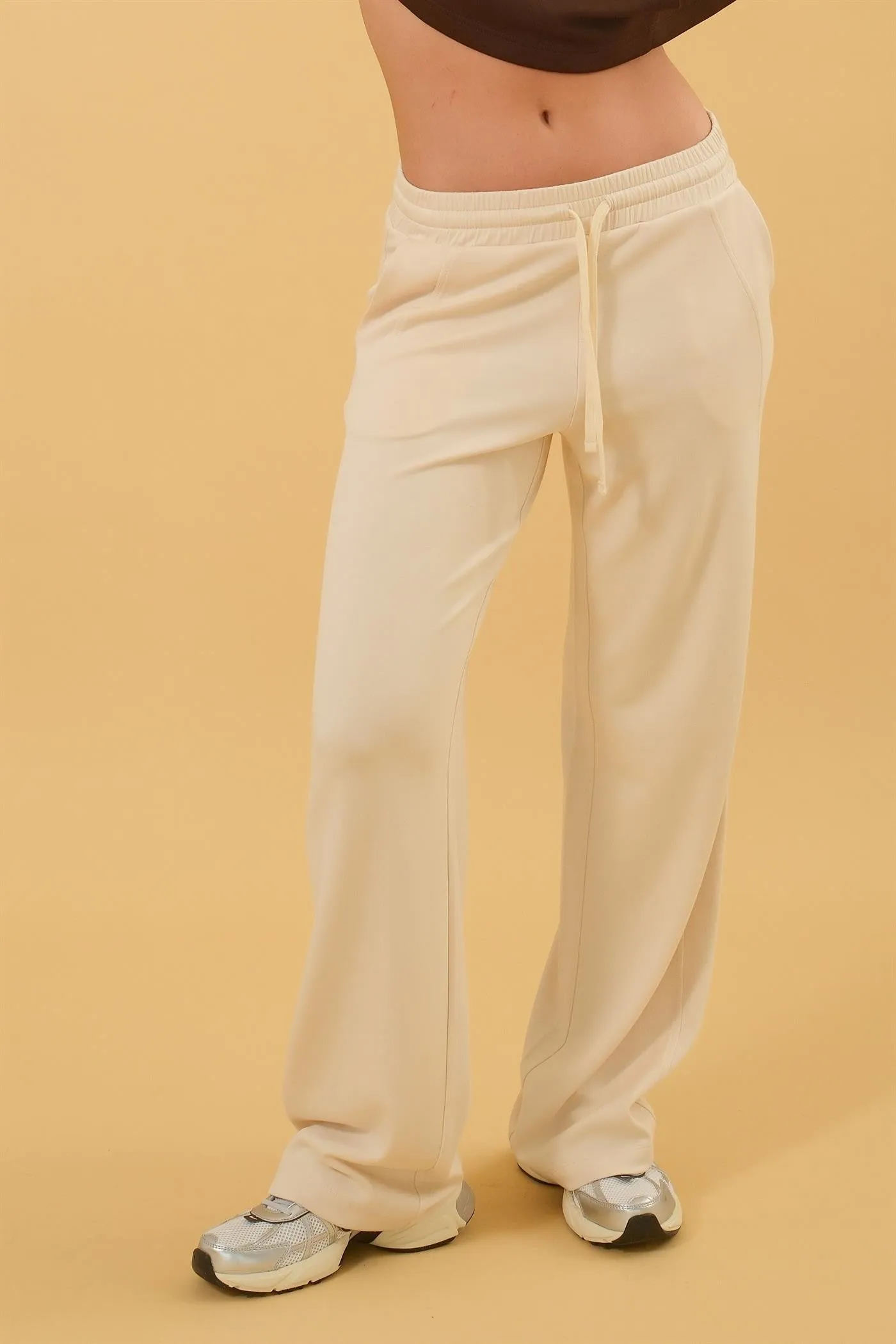 High-Waisted Wide Leg Sweatpants