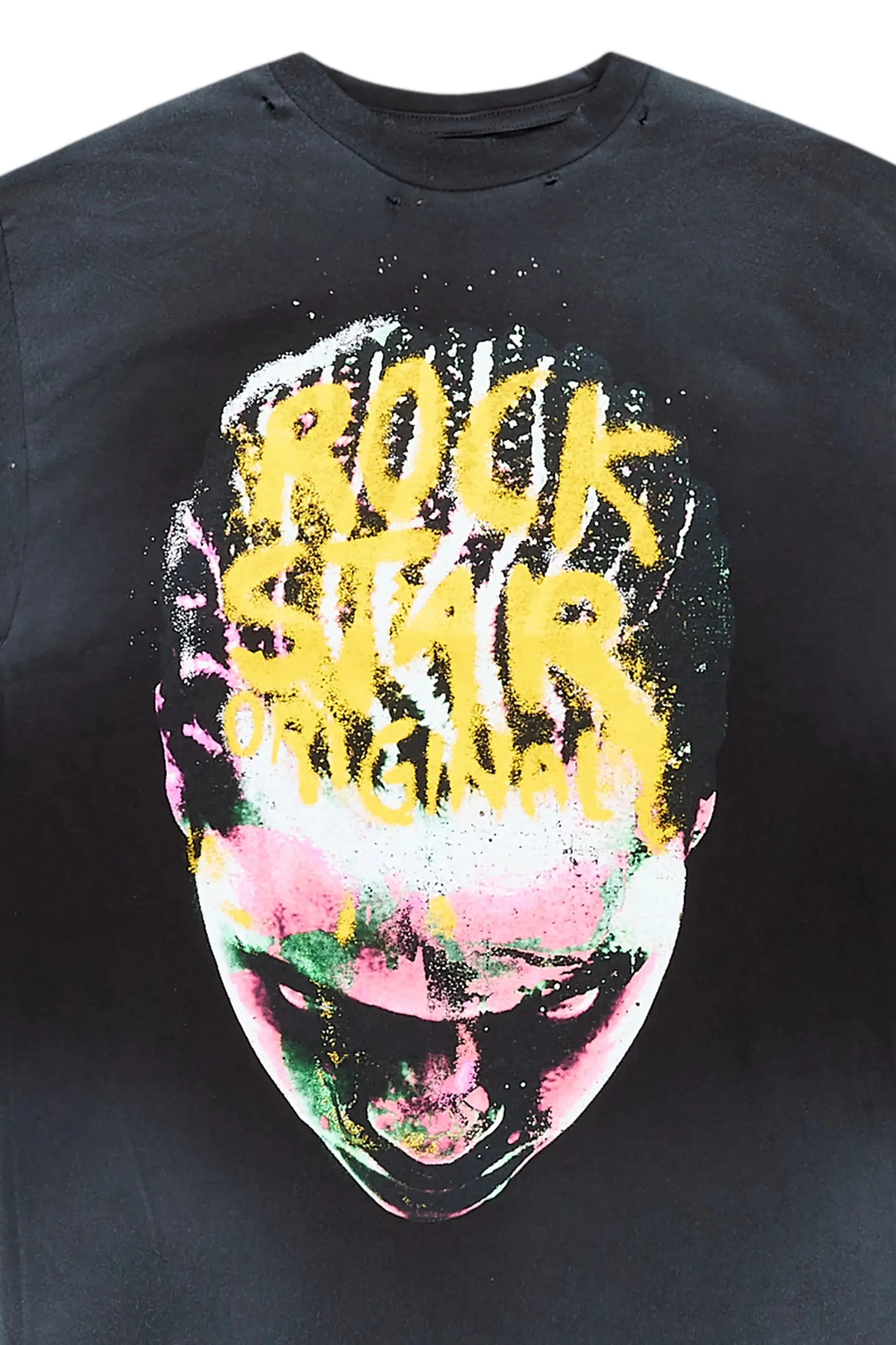Jakhari Black Oversized T-Shirt