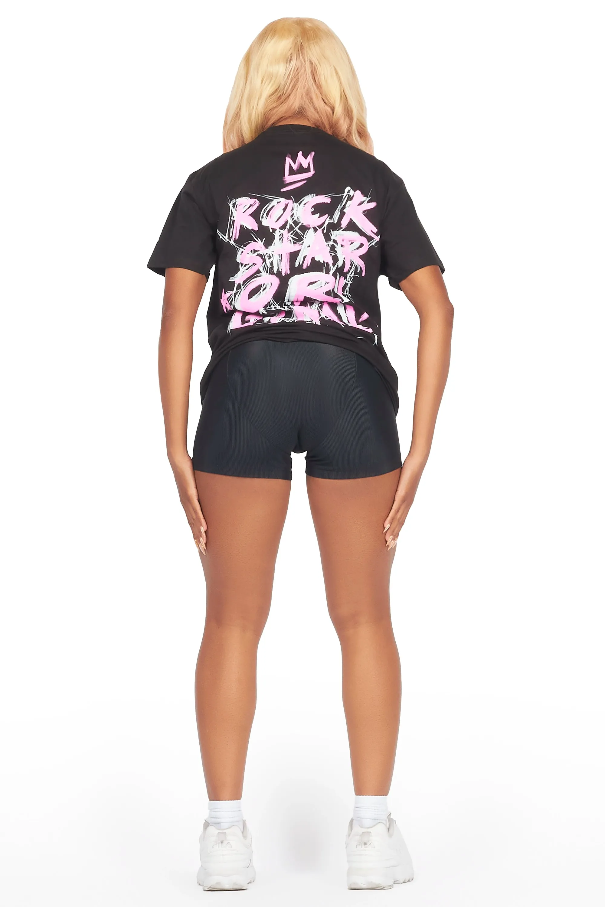 Kaysonti Black Oversized T-Shirt