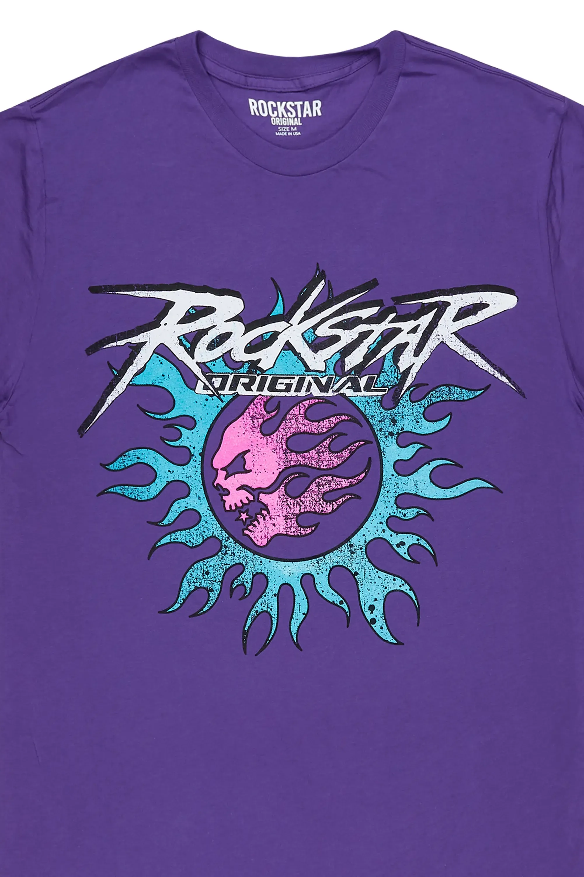 Latasha Purple Oversized T-Shirt