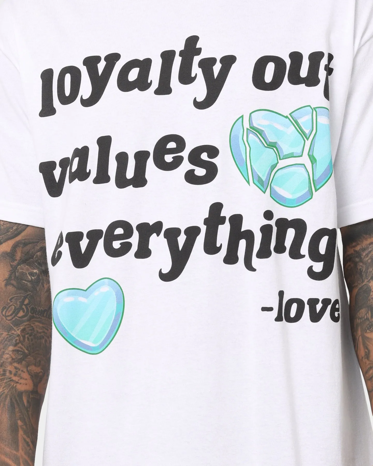 L.O.V.E Loyalty T-Shirt White
