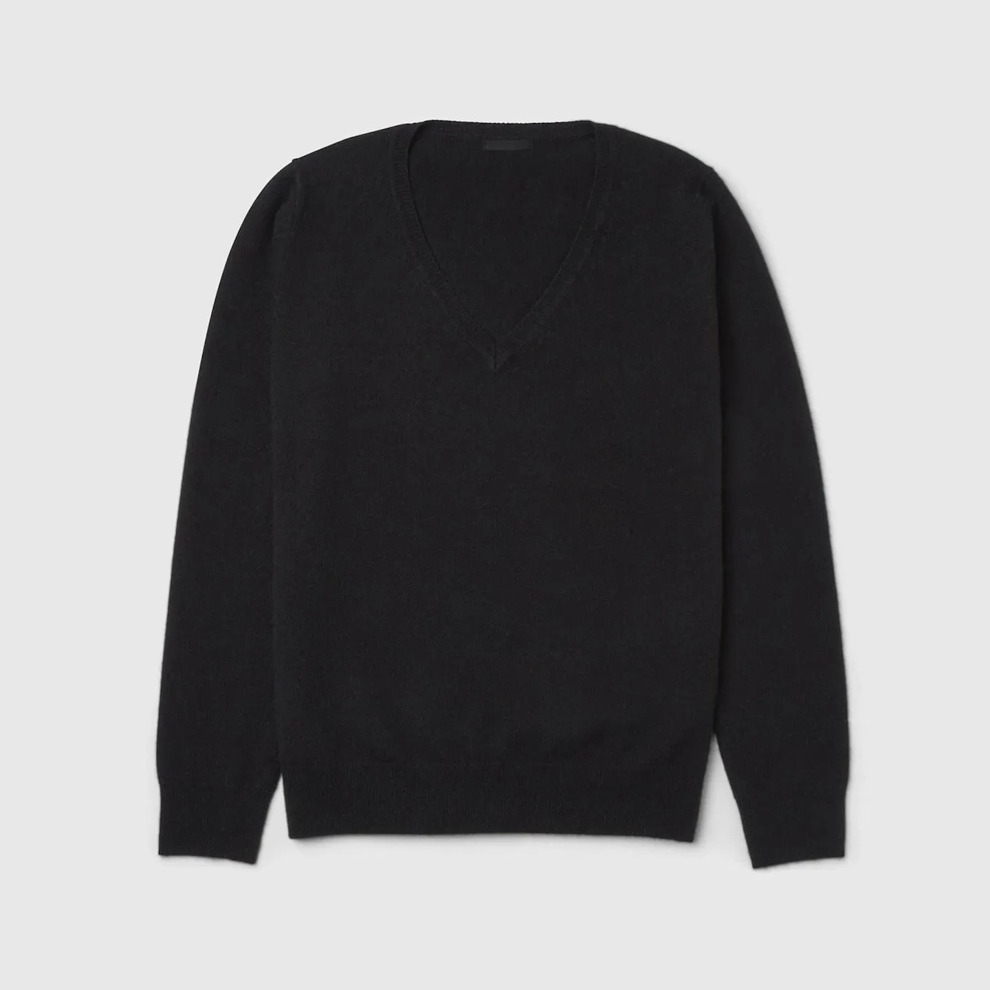 Mongolian Cashmere V-Neck Sweater
