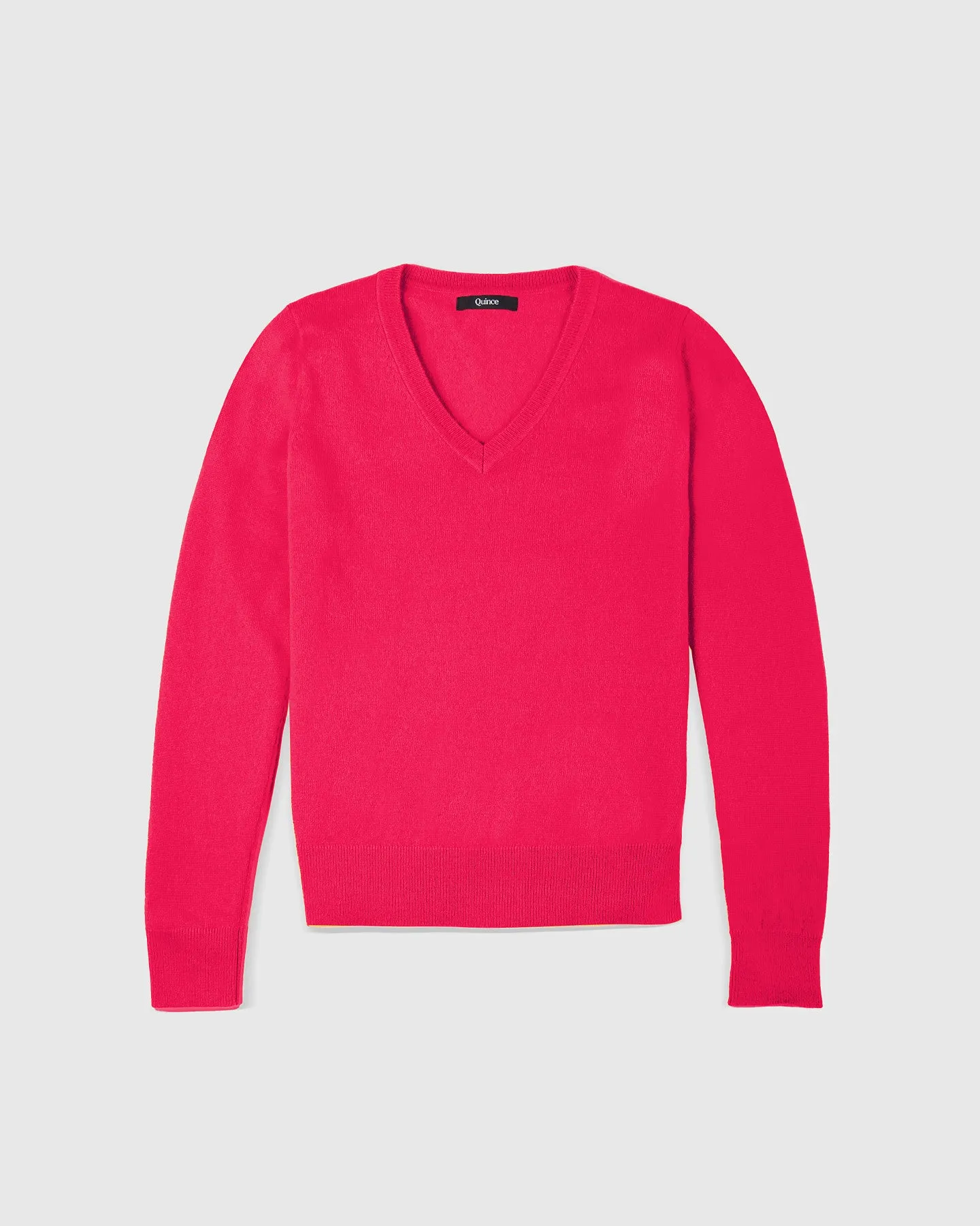 Mongolian Cashmere V-Neck Sweater