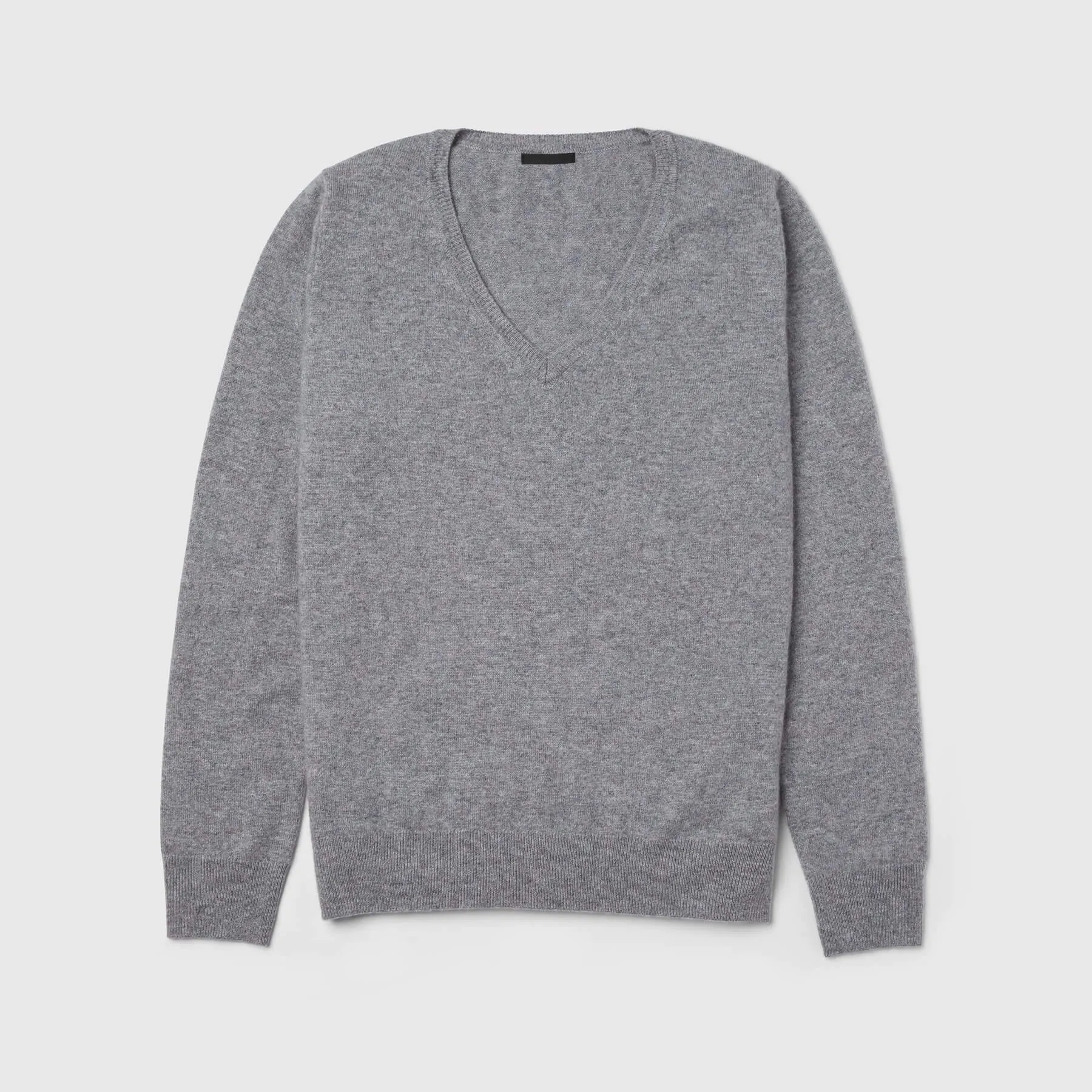 Mongolian Cashmere V-Neck Sweater