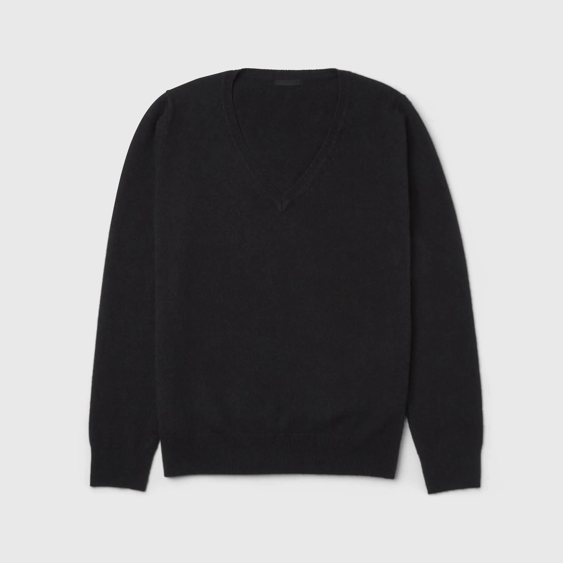 Mongolian Cashmere V-Neck Sweater