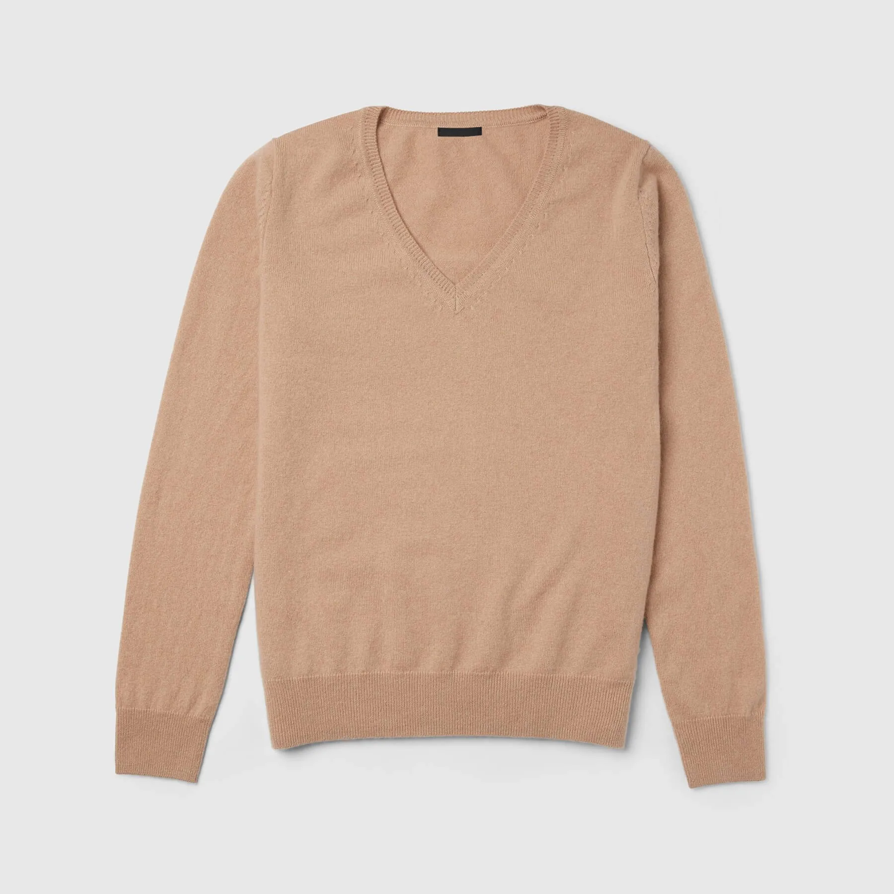 Mongolian Cashmere V-Neck Sweater