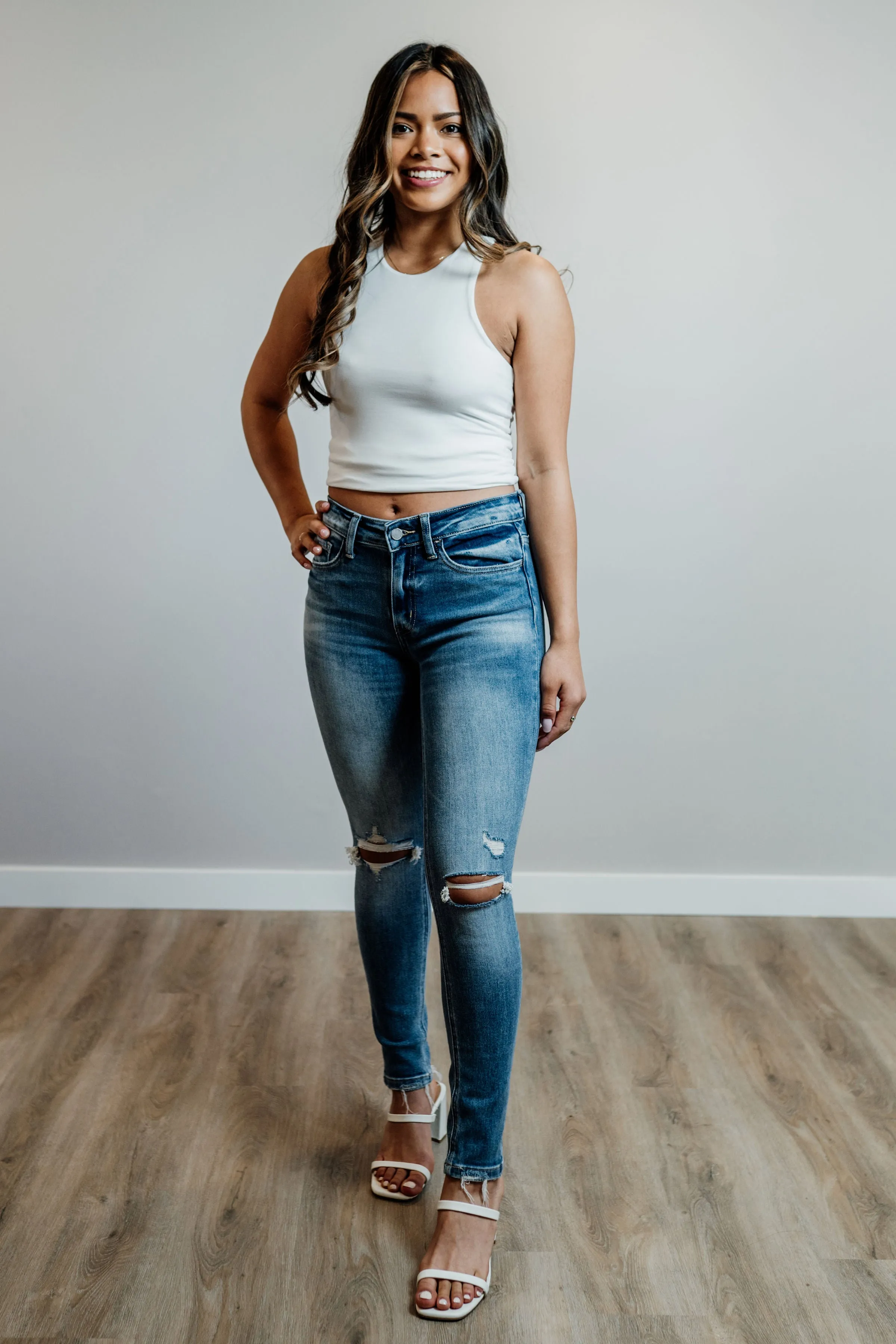 Nina's Mid Rise Skinny
