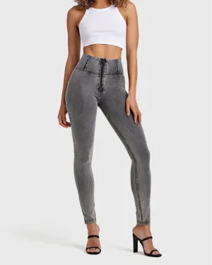Push-Up High Waist Super Skinny Jeans Women
