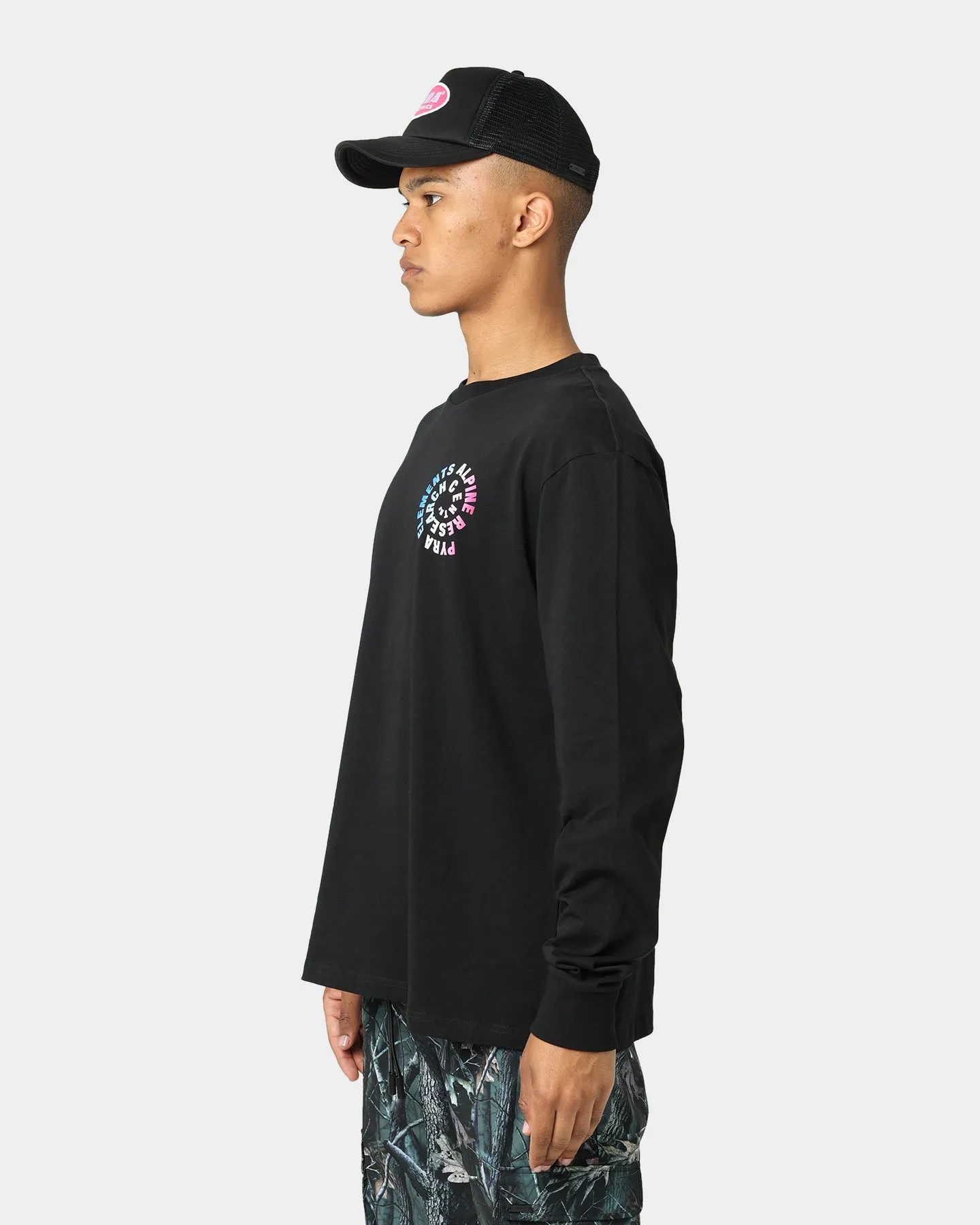 Pyra Spin Out Long Sleeve T-Shirt Black/Multi-Coloured