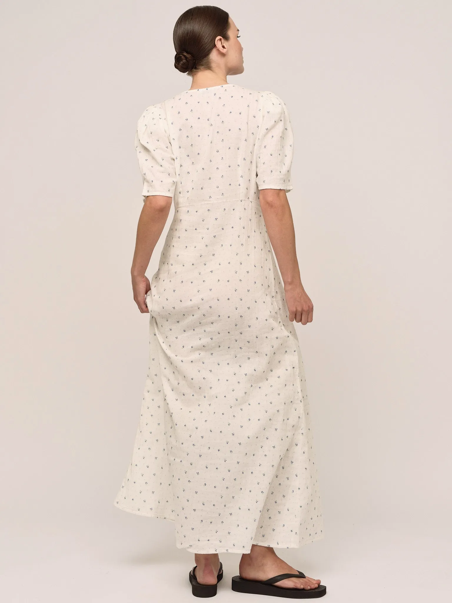 Seed Midi Dress - Petite Blue Flower