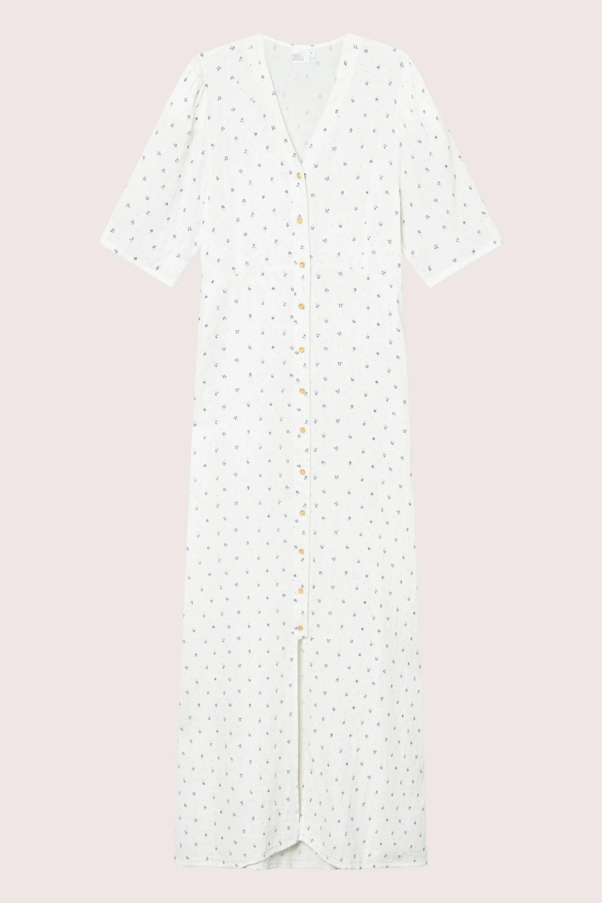 Seed Midi Dress - Petite Blue Flower