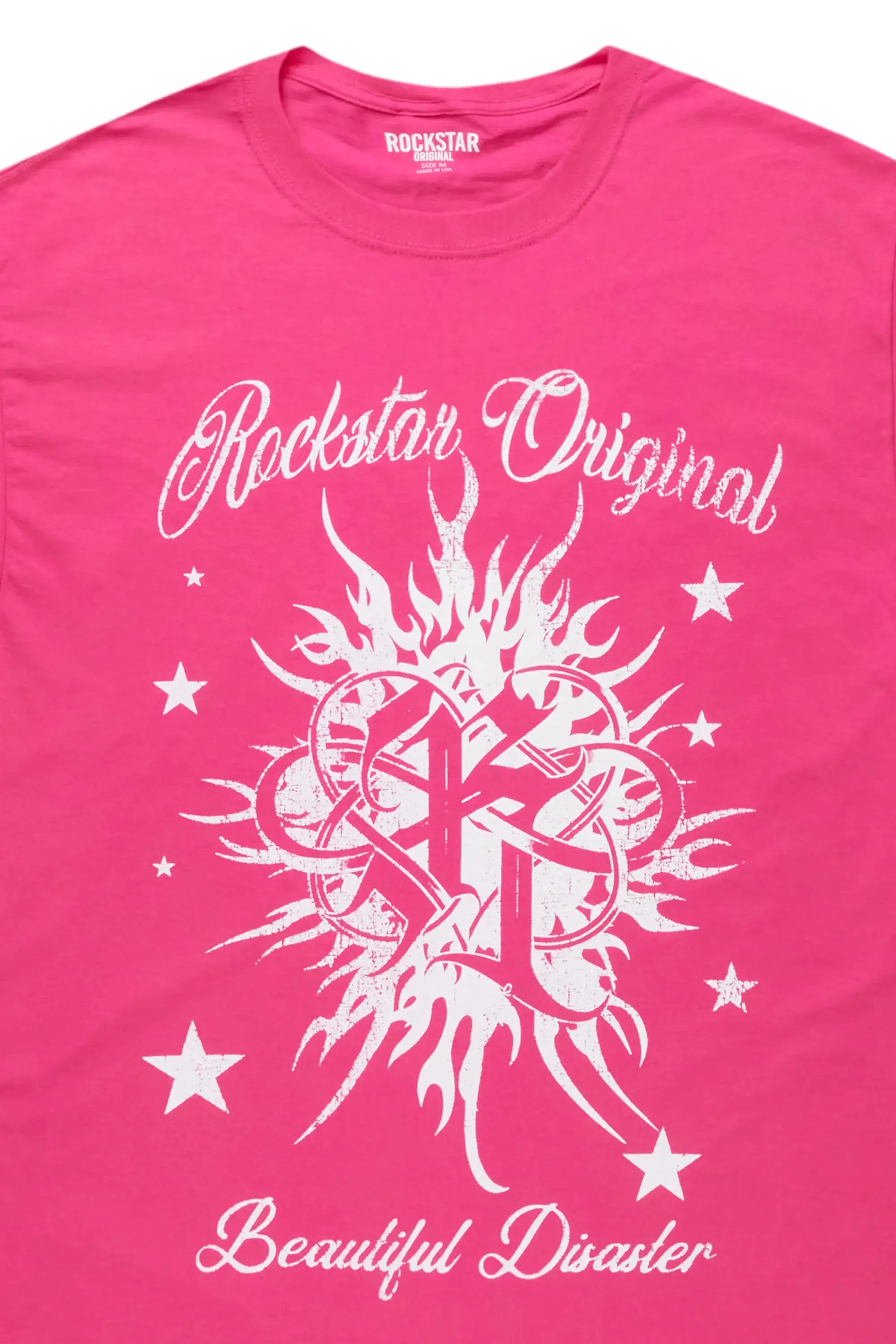 Tionnie Pink Oversized T-Shirt
