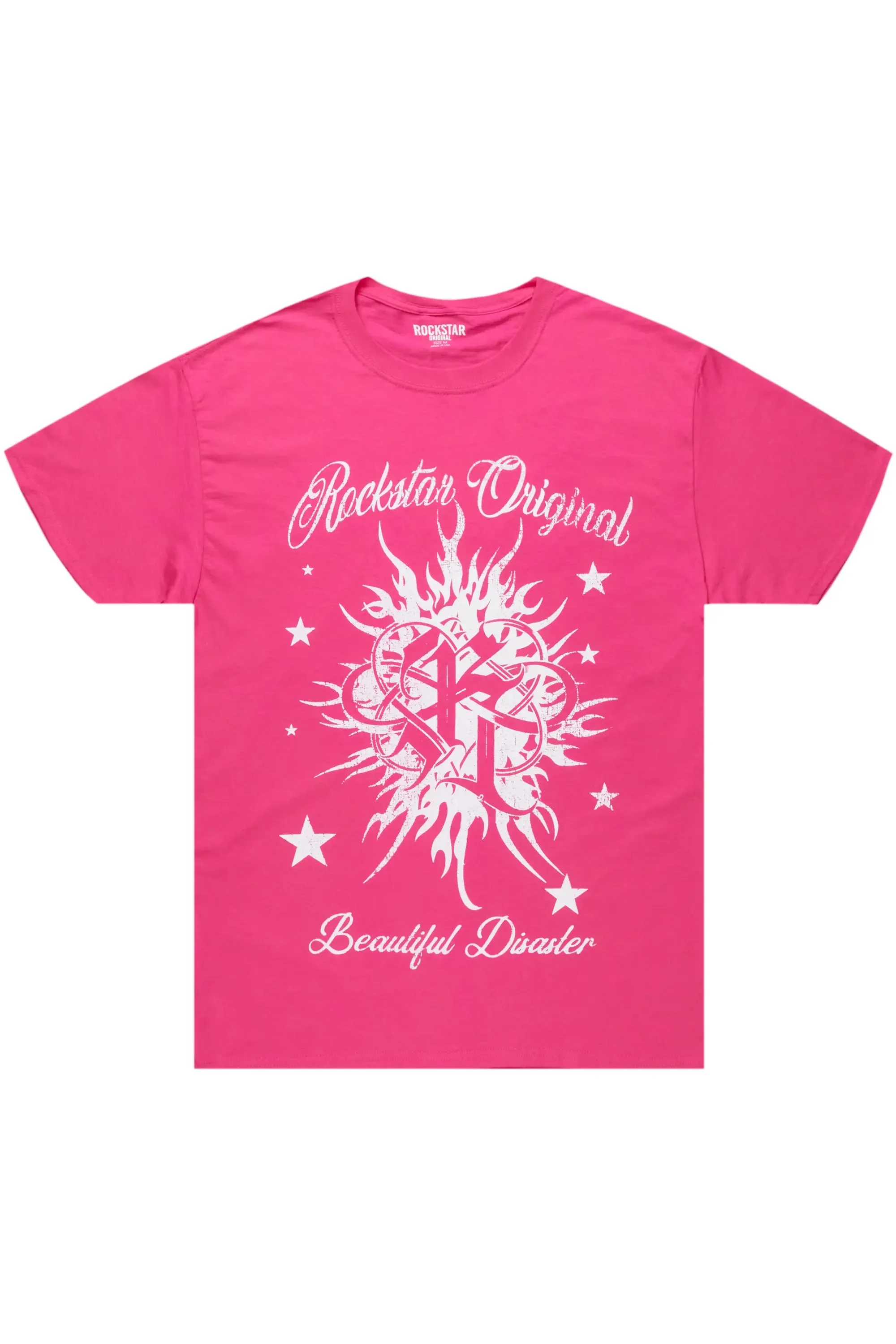 Tionnie Pink Oversized T-Shirt