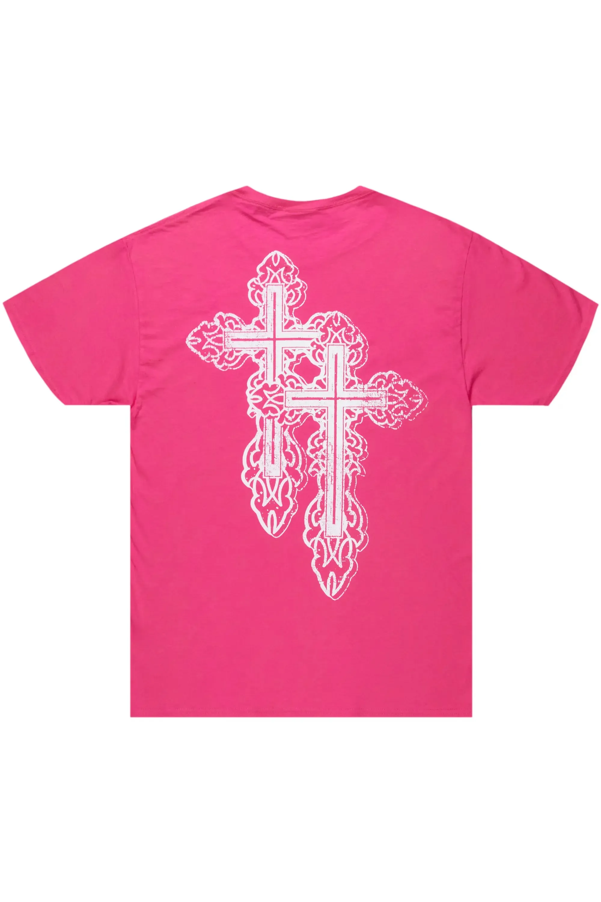 Tionnie Pink Oversized T-Shirt