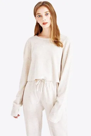Waffle-Knit Organic Cotton Lounge Set