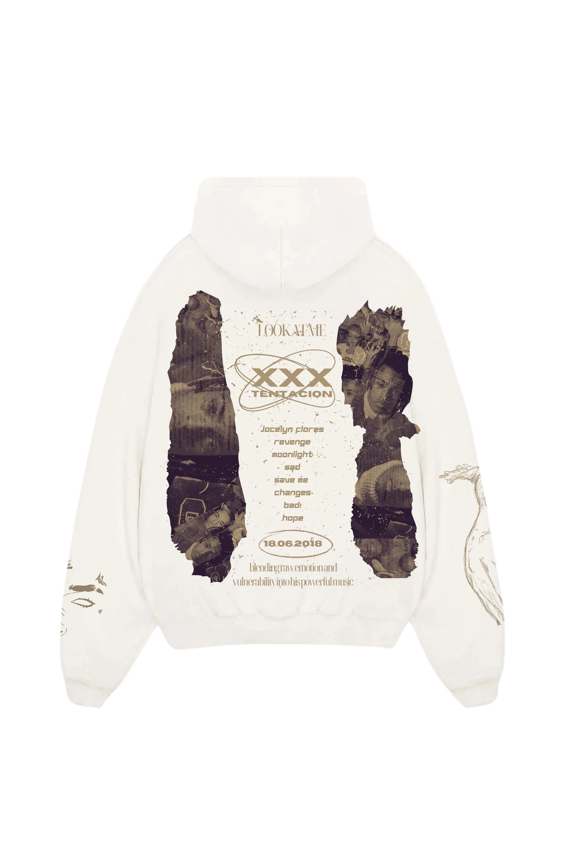 XXX Tentacion Designed Oversized Hoodie